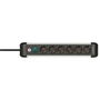 Regleta Enchufes 6 Tomas con Interruptor Brennenstuhl Premium-Alu-Line 3500 W (3 m)