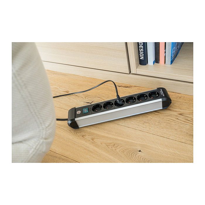 Brennenstuhl Regleta Premium-ALU-Line 6 tomas 3m