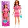 Barbie Muñeca Teresa Recipe For Friendship JCT02 Mattel Vestido Rosa Estampado Botines Cartera Collar