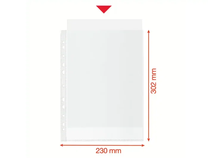 Esselte Fundas Multitaladro Reforzadas A4 Recicladas 70µ