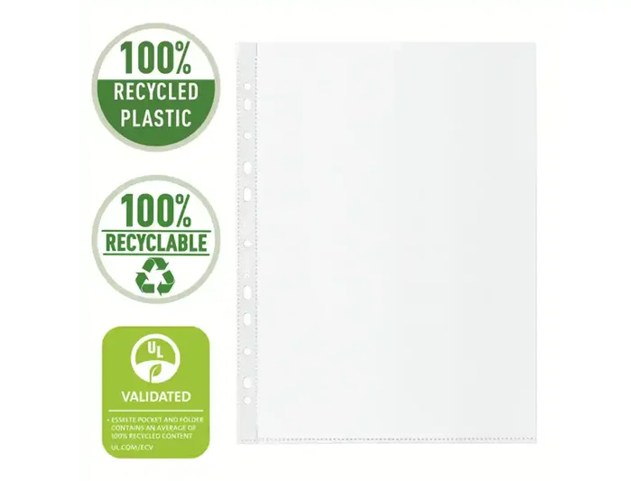 Esselte Fundas Multitaladro Reforzadas A4 Recicladas 70µ