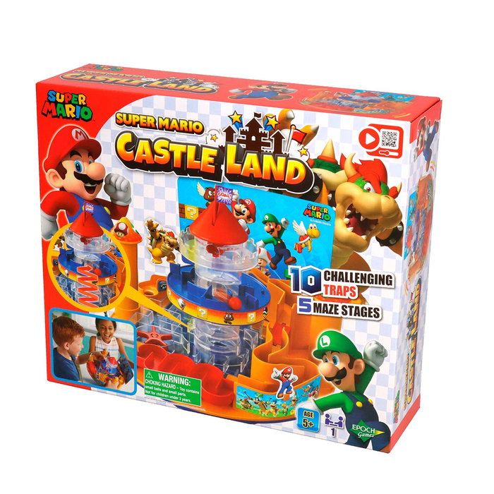 Epoch Super Mario Castle Land 7378 Juego de Habilidad de Mesa para Niños +4 Años