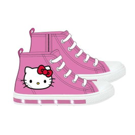 Cerdá Zapatilla Loneta Suela Pvc Con Luces Alta Hello Kitty T029 Pink Talla 29