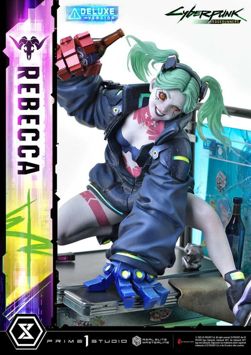 Prime 1 Studio Cyberpunk: Edgerunners Estatua Real Elite Masterline Rebecca Deluxe Version 1/4