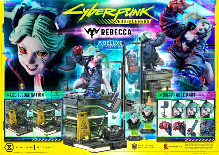 Prime 1 Studio Cyberpunk: Edgerunners Estatua Real Elite Masterline Rebecca Deluxe Version 1/4