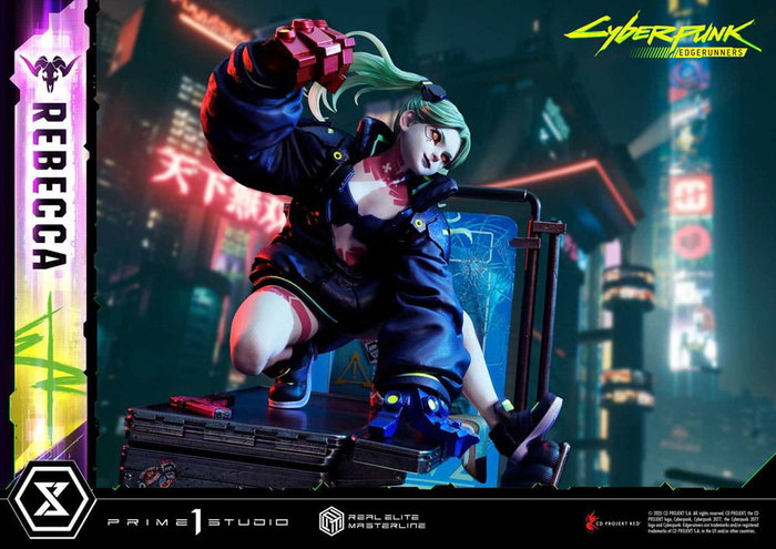 Prime 1 Studio Cyberpunk: Edgerunners Estatua Real Elite Masterline Rebecca Deluxe Version 1/4