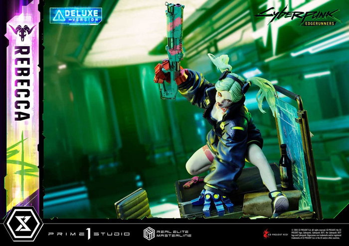 Prime 1 Studio Cyberpunk: Edgerunners Estatua Real Elite Masterline Rebecca Deluxe Version 1/4
