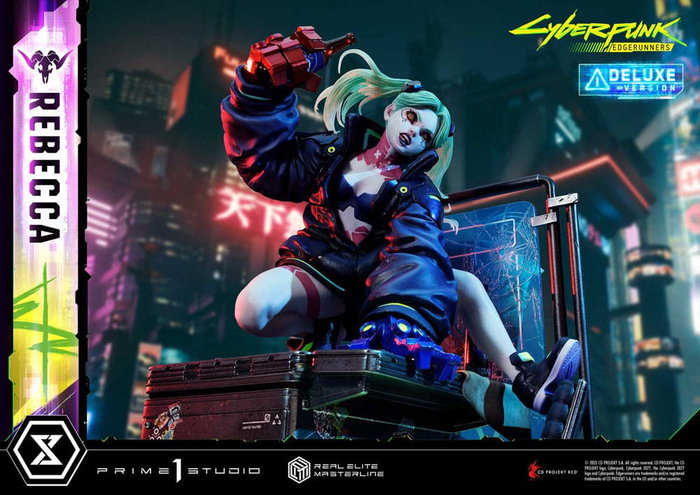 Prime 1 Studio Cyberpunk: Edgerunners Estatua Real Elite Masterline Rebecca Deluxe Version 1/4