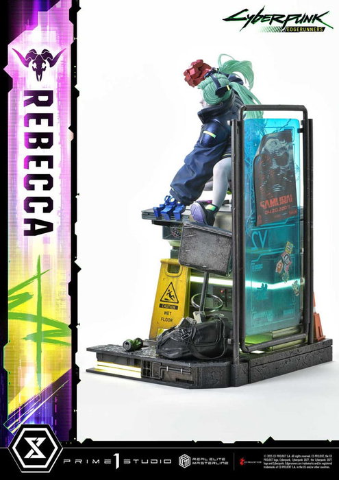Prime 1 Studio Cyberpunk: Edgerunners Estatua Real Elite Masterline Rebecca Deluxe Version 1/4