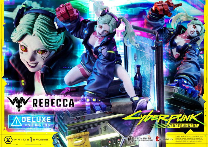 Prime 1 Studio Cyberpunk: Edgerunners Estatua Real Elite Masterline Rebecca Deluxe Version 1/4