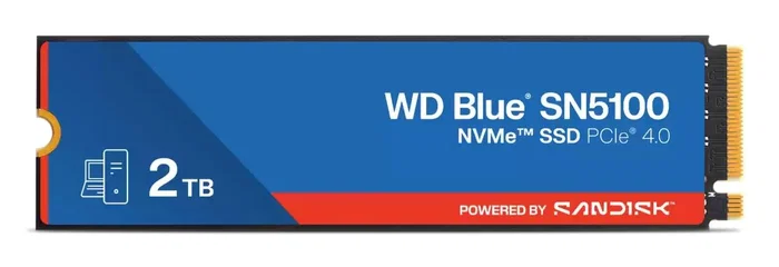 Western Digital WD Blue SN5100 2 TB M.2 2280 NVMe SSD Western Digital WD Blue SN5100 2 TB M.2 2280 NVMe SSD