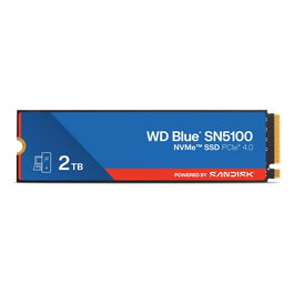 Western Digital WD Blue SN5100 NVMe SSD 2TB (2000GB) M.2 PCIe 4.0 Velocidad Lectura 7100 MB/s