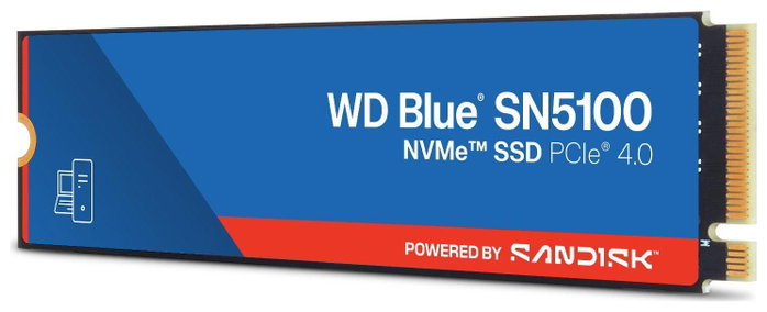 Western Digital Blue SN5100 SSD 2TB M.2 PCIe 4.0 NVMe 7100/6700 MB/s