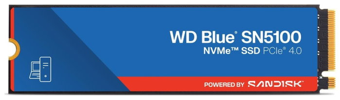 Western Digital Blue SN5100 SSD 2TB M.2 PCIe 4.0 NVMe 7100/6700 MB/s