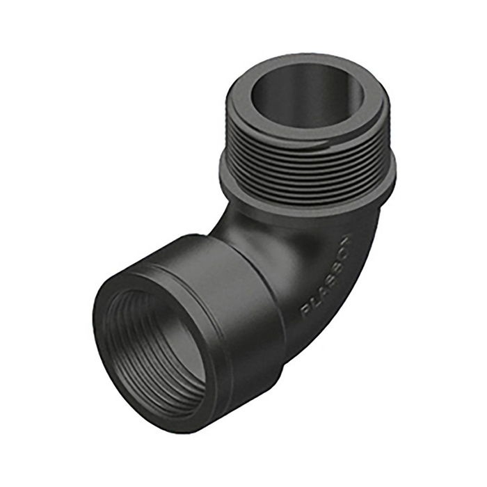 Plasson Codo 90° Polipropileno Rosca Macho/Hembra 1/2 Pulgada Plasson Codo 90° Polipropileno Rosca Macho/Hembra 1/2 Pulgada