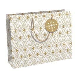 Bolsa De Papel Clairefontaine Kraft Decorado 37X27X12 Cm Tanit Pack De 6