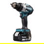 Makita DHP489RTJ Taladro Percutor Eléctrico Sin Escobillas 18V 1800 RPM Mango de Pistola 1/2" Negro Azul