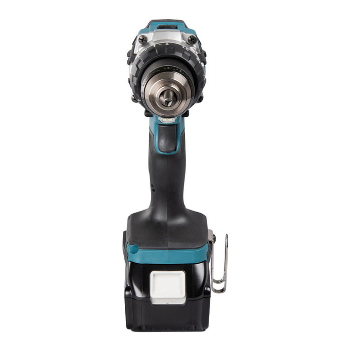 Makita DHP489RTJ Taladro Percutor Eléctrico Sin Escobillas 18V 1800 RPM Mango de Pistola 1/2" Negro Azul
