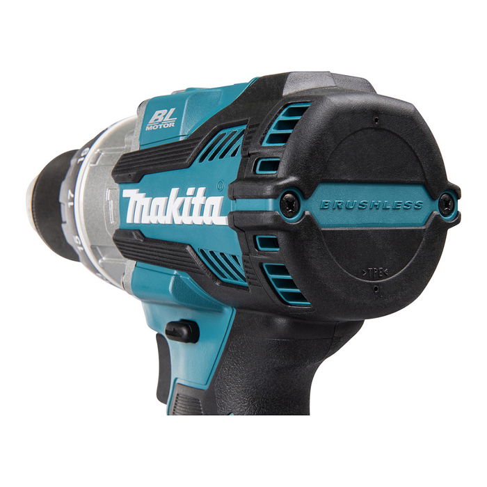 Makita DHP489RTJ Taladro Percutor Eléctrico Sin Escobillas 18V 1800 RPM Mango de Pistola 1/2" Negro Azul