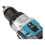 Makita DHP489RTJ Taladro Percutor Eléctrico Sin Escobillas 18V 1800 RPM Mango de Pistola 1/2" Negro Azul