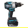 Makita DHP489RTJ Taladro Percutor Eléctrico Sin Escobillas 18V 1800 RPM Mango de Pistola 1/2" Negro Azul
