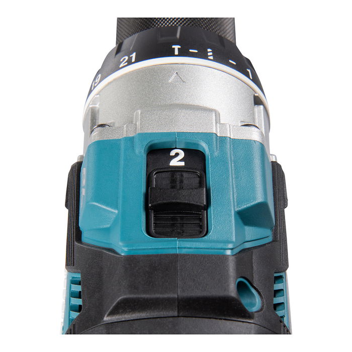 Makita DHP489RTJ Taladro Percutor Eléctrico Sin Escobillas 18V 1800 RPM Mango de Pistola 1/2" Negro Azul