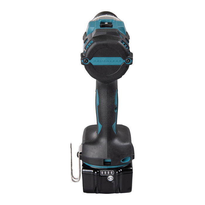 Makita DHP489RTJ Taladro Percutor Eléctrico Sin Escobillas 18V 1800 RPM Mango de Pistola 1/2" Negro Azul