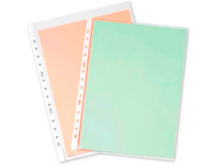 Q-connect Funda Multitaladro Cristal DIN A4 80 mc para Documentos, Caja de 1400 Unidades Q-connect Funda Multitaladro Cristal DIN A4 80 mc para Documentos, Caja de 1400 Unidades