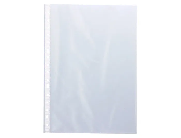 Q-connect Funda Multitaladro Cristal DIN A4 80 mc para Documentos, Caja de 1400 Unidades Q-connect Funda Multitaladro Cristal DIN A4 80 mc para Documentos, Caja de 1400 Unidades