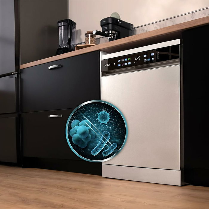 Lavavajillas Cecotec Bolero Aguazero 6210 Inox D 60 cm Acero