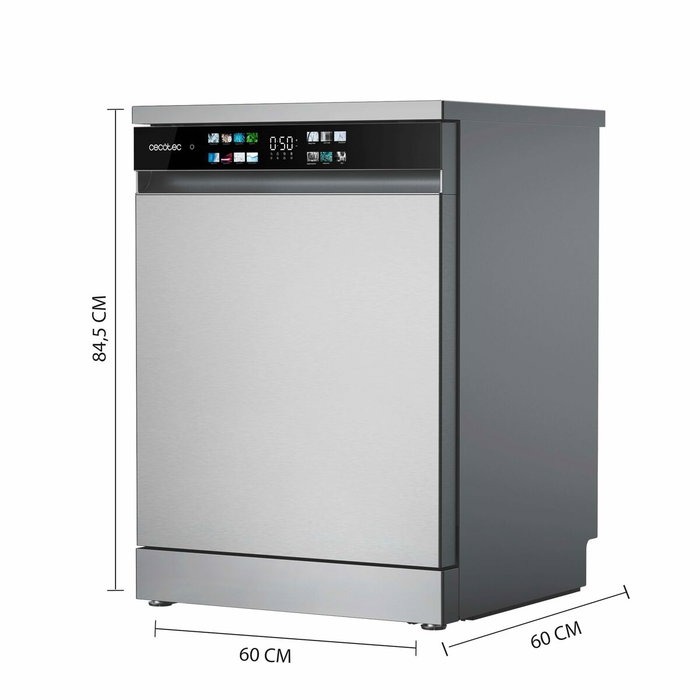 Lavavajillas Cecotec Bolero Aguazero 6210 Inox D 60 cm Acero