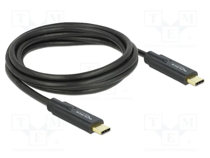 DeLOCK 85527 Cable USB Type-C a USB Type-C de 2 m, 5 Gbps, PD 5 A