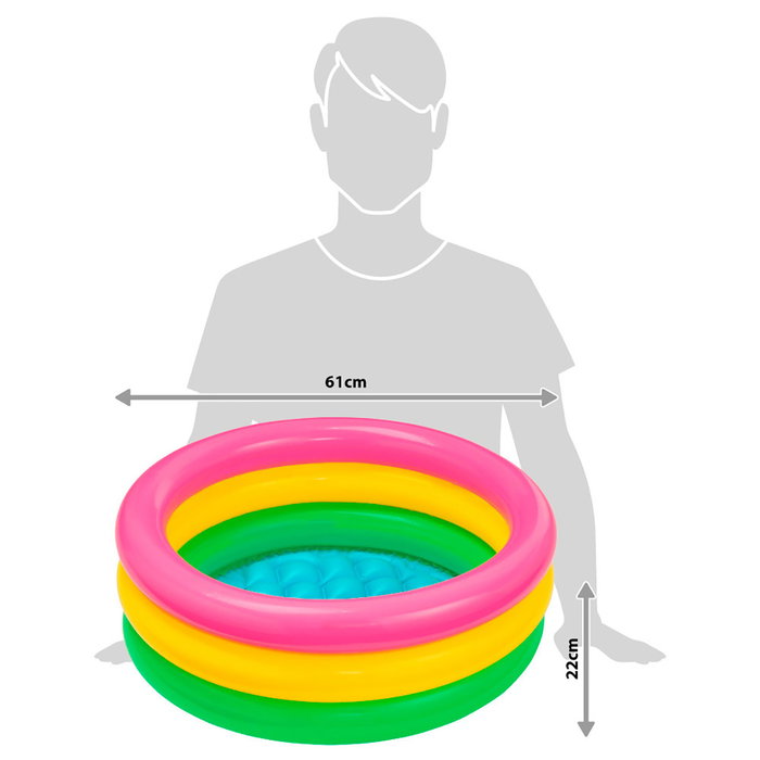 Intex Piscina Bebé Sunset Glow Multicolor