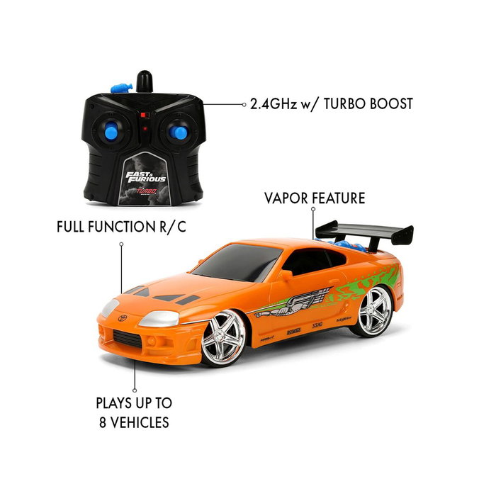 Simba Toys España S.L.U. Coche Radio Control Fast&Furious Supra escala 1:24 Vapor Nitro Simba Toys España S.L.U. Coche Radio Control Fast&Furious Supra escala 1:24 Vapor Nitro