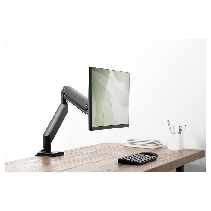 Digitus DA-90426 Soporte de Monitor de Mesa con Pistón de Gas, para 1 Pantalla de hasta 35" y 15 kg