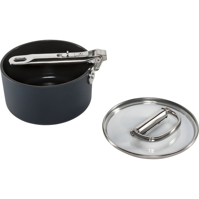 Joseph Joseph Juego de cocina Space con mangos plegables y revestimiento cerámico, 6 piezas, Azul
