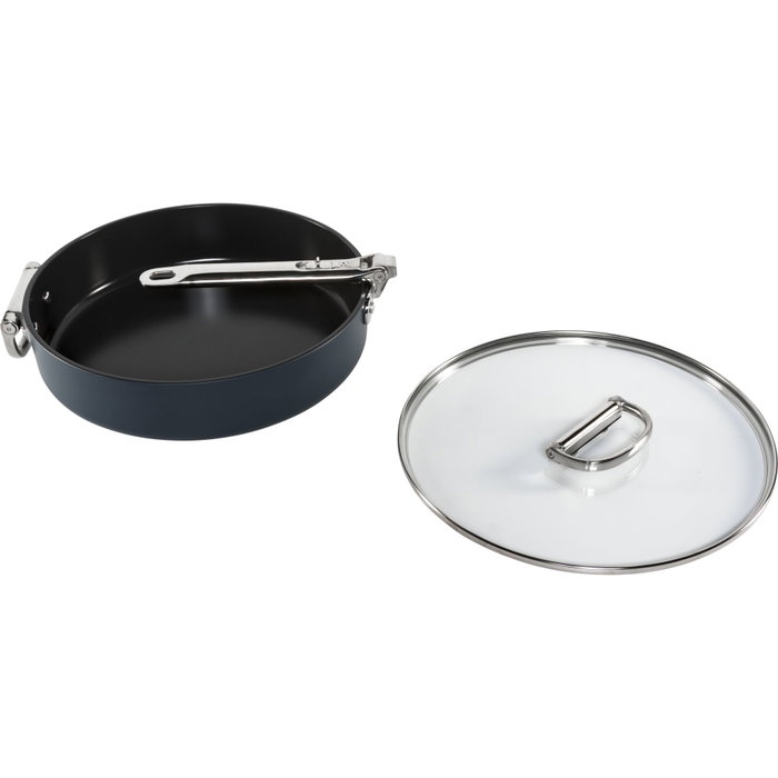 Joseph Joseph Juego de cocina Space con mangos plegables y revestimiento cerámico, 6 piezas, Azul