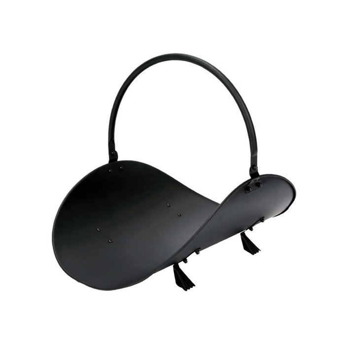 Edm Cesta metálica para leña Negra 48 x 35 x 38 cm Edm Cesta metálica para leña Negra 48 x 35 x 38 cm