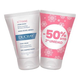 DUCRAY Ictyane Crema de Manos Pack 2 x 50 ml