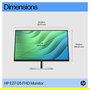 HP Monitor 68.6 cm (27") E27 G5 FHD IPS 75Hz 5ms 16:9 99% sRGB USB Hub HDMI DisplayPort VESA Negro