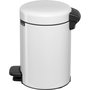 Brabantia Papelera de pedal Newicon 3,0 L blanco