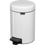 Brabantia Papelera de pedal Newicon 3,0 L blanco