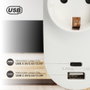 GSC Evolution Ladrón base USB C + A Blanco