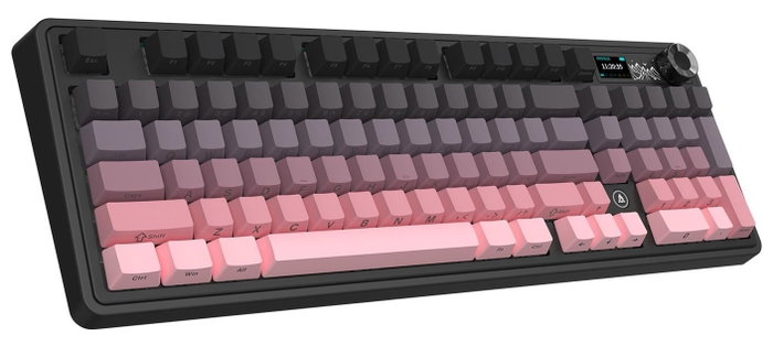 Ajazz AK980 V2 Gradient Pink con pantalla y Gift Switch V2