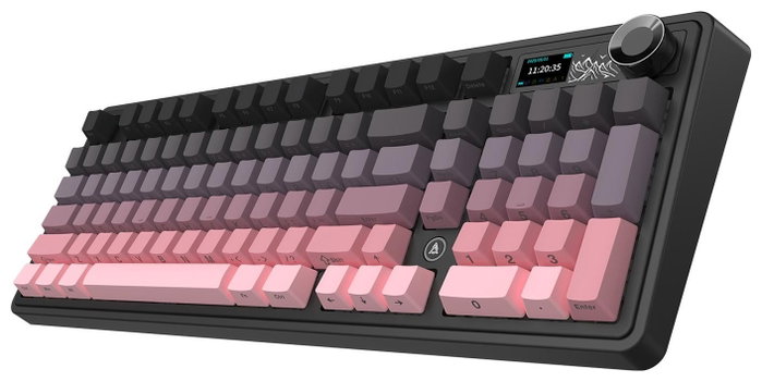 Ajazz AK980 V2 Gradient Pink con pantalla y Gift Switch V2