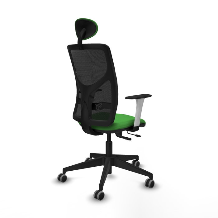 PIQUERAS Y CRESPO Silla de oficina Motilla con mecanismo Sincro/Traslack, Verde y Negro PIQUERAS Y CRESPO Silla de oficina Motilla con mecanismo Sincro/Traslack, Verde y Negro