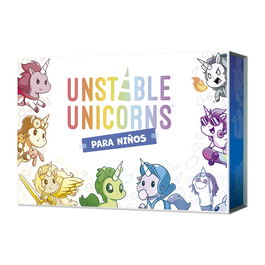 TeeTurtle TEEUUK01ES Unstable Unicorns Juego de Cartas para Niños, Edición en Español, a partir de 6 años, 2-6 jugadores, Estrategia Familiar