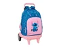 Safta Mochila con Ruedas Extraíble Stitch Disney