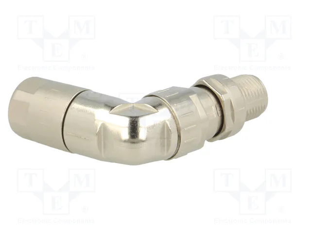 HARTING Conector M12 Slim macho de 8 pines angulado 90°