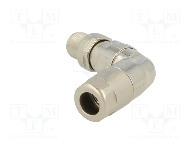 HARTING Conector M12 Slim macho de 8 pines angulado 90°